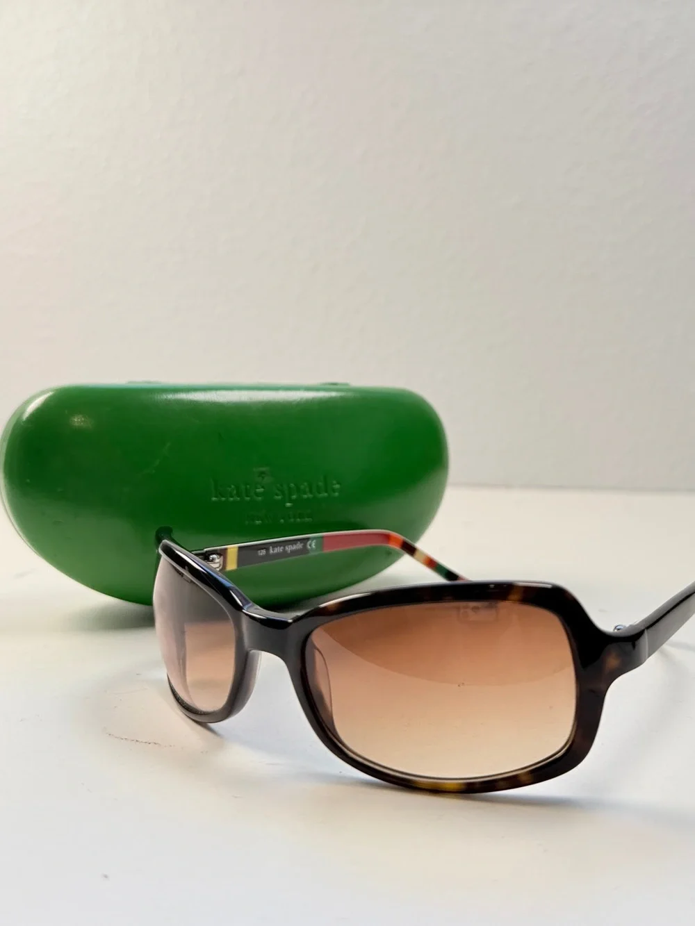 Kate Spade Rachels Womens Oversized Tortoise Square Sunglasses With Case